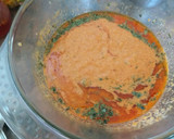 A picture of step 9 of Mutter paneer in microwave.