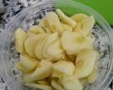 A picture of step 5 of Achari Methi kadu.