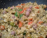 Foto del paso 6 de la receta: Couscous con verduras y salchichas