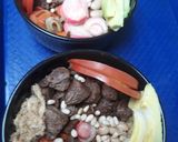 A picture of step 13 of Poke meets Congee.