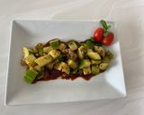 A picture of step 4 of Spicy cucumber salad.