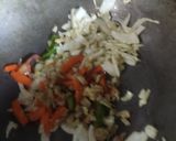 A picture of step 4 of Chowmein.