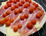 Foto del paso 2 de la receta: Quesadillas ibéricas con tomates cherry