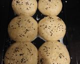 A picture of step 5 of Palak Corn Burger/Whole wheat homemade buns.