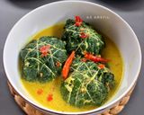 Foto langkah ke 9 dari resep Buntil daun singkong isi ikan asap.