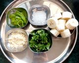 A picture of step 1 of Quick Banana sabji.