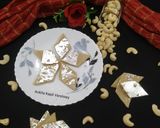 A picture of step 3 of Kaju Katli.