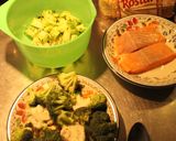 Foto del paso 12 de la receta Asamblea de verduras sobre el salmón...O sopín de perlasss