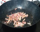 Foto del paso 3 de la receta Alubias blancas con chorizo picante y tiras de bacon