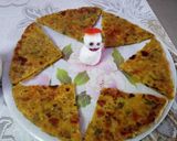 A picture of step 6 of 5 grain methi paratha.