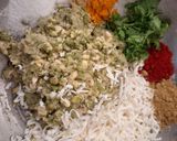 A picture of step 2 of High protein Paneer Sprouts tikki and Dahi tikki Chaat (healthy starter or snack).