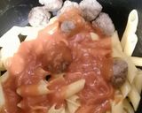 Foto del paso 7 de la receta Macarrones con albondigas de ternera caseras Sin Gluten