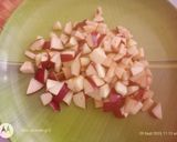 A picture of step 1 of Apple chutney.