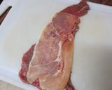 Foto del paso 1 de la receta: Cachopo con papas fritas y pimientos del piquillo