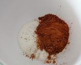Foto del paso 1 de la receta: Brownie de cacao nuez