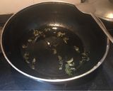A picture of step 3 of Kerala chicken curry.