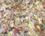 A picture of step 16 of Chicken vegetable roll.
