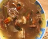 A picture of step 4 of Vegetable soup with rice.