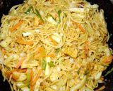 A picture of step 5 of Fajita Spaghetti.