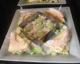 Foto del paso 8 de la receta Ensaladilla con triángulos de queso y gambas