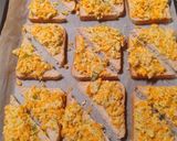Zöldséges toast recept fázis 5 fotója