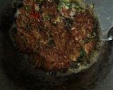 Foto langkah ke 5 dari resep Dadar Telur Tempe.