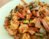 Foto langkah ke 5 dari resep Udang Kentang Saus Mentega.