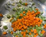 A picture of step 3 of Bell Peppers and Beans Soup.
