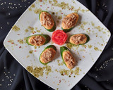 A picture of step 7 of Cucumber Bites.