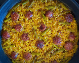 Foto del paso 5 de la receta: Arroz con chorizo criollo y espárragos verdes