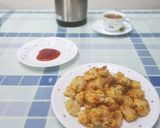 Gambar langkah 4 resipi Cucur Jagung.