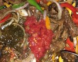 A picture of step 2 of Maqlooba rice.