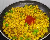 A picture of step 4 of Butter Corn Chaat.