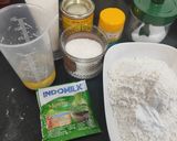 Foto langkah ke 1 dari resep Bolu Kukus Matcha (no telur no mixer).