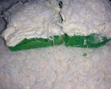 Foto langkah ke 5 dari resep Bolu Pandan Keju.