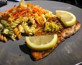 Spicy Salmon w/ Lemon Pepper Pasta recipe step 6 photo