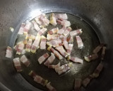 Foto del paso 1 de la receta: Garbanzos estofados con panceta, espinacas y huevo duro
