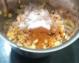 A picture of step 1 of Kadhi Balls (Kadhi Gole).