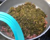 Foto del paso 2 de la receta: Espinacas con tacos de jamón y Nata líquida