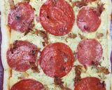Foto del paso 8 de la receta: Pizza Casera Pepperoni y tocineta