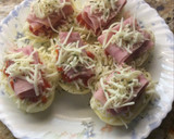 Foto del paso 4 de la receta: Merluza con salsa verde y patatas pizza