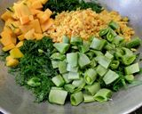 A picture of step 2 of Chana Saag Fry.