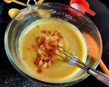 A picture of step 3 of Mango Suji Cake.