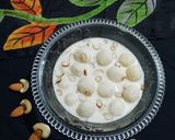 A picture of step 10 of Calcium rich Ras Malai.