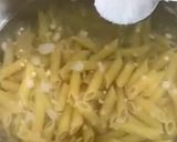 A picture of step 1 of Quick and easy cheesy Penne Pasta.