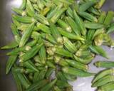 Pickled Okra II and III recipe step 1 photo