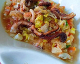 Foto del paso 7 de la receta: Ensalada de picadillo con pulpitos y toque de pulpo a la gallega