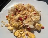 Foto langkah ke 3 dari resep Tumis kol telor.