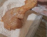 A picture of step 5 of Kfc crispy fried chicken🔥😁.