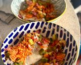 A picture of step 3 of Sea Bream with Leftover Vegetables.